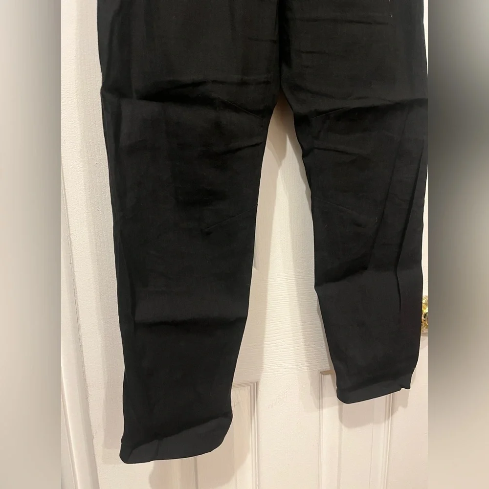 Rag & Bone Linen Black trouser - Picture 2 of 7